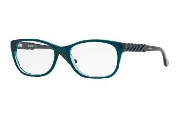 Image of Vogue VO2911 Single Vision Prescription Eyeglasses 2260-51 - Petroleum Green/Glitter Green Frame