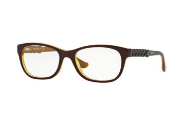 Image of Vogue VO2911 Single Vision Prescription Eyeglasses 2287-51 - Purple/yellow Fluo/yellow Frame