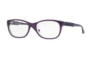 Image of Vogue VO2911F Progressive Prescription Eyeglasses 2261-53 - Top Violet/Glietter Violet Frame