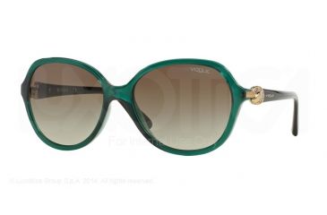 Image of Vogue VO2916SB Sunglasses 22668E-58 - Pine Green Frame, Green Gradient Lenses