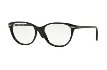 Image of Vogue VO2937 Single Vision Prescription Eyeglasses W44-53 - Black Frame