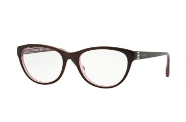 Image of Vogue VO2938B Progressive Prescription Eyeglasses 1941-52 - Top Brown/Opal White Pink Frame