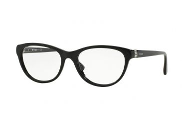Image of Vogue VO2938B Progressive Prescription Eyeglasses W44-54 - Black Frame