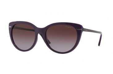Image of Vogue VO2941S Bifocal Prescription Sunglasses VO2941S-22778H-56 - Lens Diameter 56 mm, Frame Color Top Dk Violet/Violet Transp