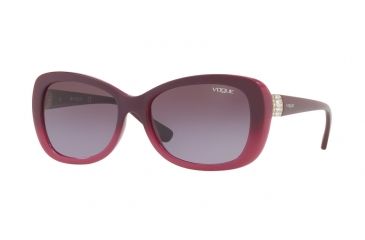 Image of Vogue VO2943SB Single Vision Prescription Sunglasses VO2943SB-25578H-55 - Lens Diameter 55 mm, Frame Color Opal Violet Gradient Violet