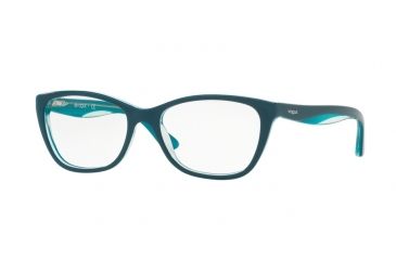 Image of Vogue VO2961 Progressive Prescription Eyeglasses 2493-53 - Top Green/green/opal Green Frame