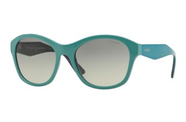 Image of Vogue VO2991S Sunglasses 235111-56 - Aqua Green Frame, Grey Gradient Lenses
