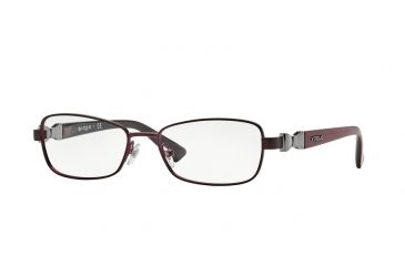 Image of Vogue VO3916 Progressive Prescription Eyeglasses 717S-51 - Matte Bordeaux Frame