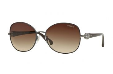 Image of Vogue VO3948SB Single Vision Prescription Sunglasses VO3948SB-978S13-58 - Lens Diameter 58 mm, Frame Color Matte Dark Grey