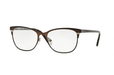 Image of Vogue VO3963 Single Vision Prescription Eyeglasses 934S-53 - Matte Brushed Brown Frame