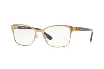 Image of Vogue VO4050 Single Vision Prescription Eyeglasses 848-51 - Pale Gold Frame
