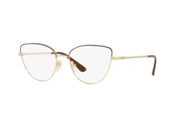 Image of Vogue VO4109 Prescription Eyeglasses, 51mm, Pale Gold/Brown, VO4109-997-51-SV