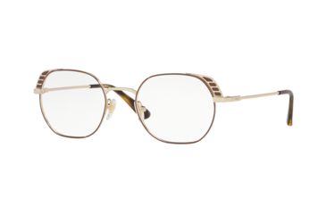 Image of Vogue VO4131 Prescription Eyeglasses, 48mm, Pale Gold/Brown, VO4131-5021-48-SV