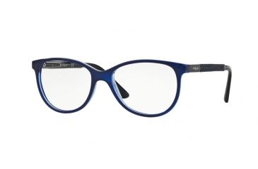 Image of Vogue VO5030 Single Vision Prescription Eyeglasses 2384-53 - Top Dark Blue/violet Transp Frame