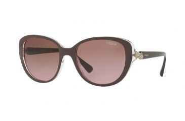 Image of Vogue VO5092SB Bifocal Prescription Sunglasses VO5092SB-246514-53 - Lens Diameter 53 mm, Frame Color Top Dark Violet/serigraphy