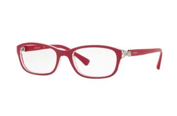 Image of Vogue VO5094B Bifocal Prescription Eyeglasses 2468-54 - Top Fuxia/serigraphy Frame