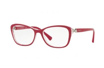 Image of Vogue VO5095B Progressive Prescription Eyeglasses 2468-52 - Top Fuxia/serigraphy Frame
