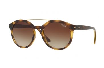 Image of Vogue VO5133S Single Vision Prescription Sunglasses VO5133S-W65613-53 - Lens Diameter 53 mm, Frame Color Dark Havana