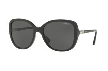 Image of Vogue VO5154SB Sunglasses W44/87-56 - Black Frame, Grey Lenses