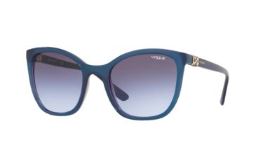 Image of Vogue VO5243SB Prescription Sunglasses, 53mm, Top Blue/violet Transparent, VO5243SB-26334Q-53-SV