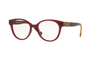 Image of Vogue VO5244 Eyeglass Frames 2672-49 - Opal Dark Red/Serigraphy