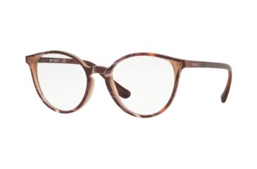 Image of Vogue VO5254 Progressive Prescription Eyeglasses, 50mm, Top Havana/Text Beige Brown, VO5254-2695-50-PRO