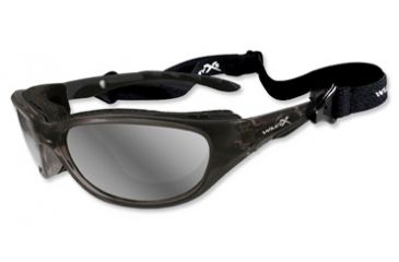 Image of Wiley X Airrage Single Vision Prescription Sunglasses, Crystal Metallic Frame, 697SV