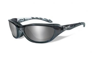 Image of Wiley X Airrage Progressive Prescription Sunglasses, Crystal Metallic Frame, 697FPR