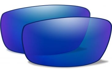 Image of Wiley X AirRage Replacement Parts - Polarized Blue Mirror w/ Green Lens (LENS ONLY) 698P