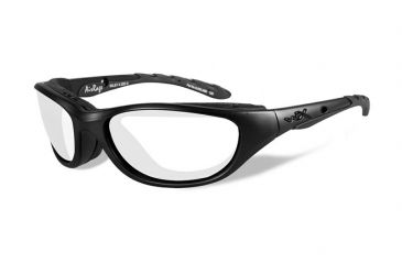 Image of Wiley X Airrage Bifocal Prescription Sunglasses, Black OPS-Matte Black Frame, 694FBI