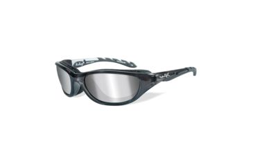 Image of Wiley X Airrage Single Vision Prescription Sunglasses, Crystal Metallic Frame, 697SV