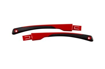 Image of Wiley X Crush Sunglasses, Gloss Black/ Red Frame/ Clear, YFCRS01