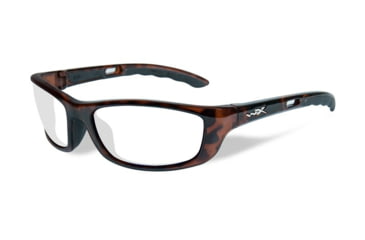 Image of Wiley X P-17 Bifocal Prescription Sunglasses, Brown Gloss Demi Frame, P-17NPFBI