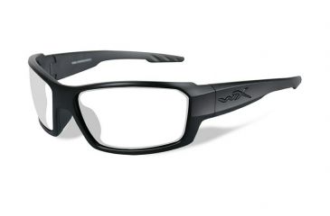 Image of Wiley X Rebel Progressive Prescription Sunglasses, Black OPS-Matte Black Frame, ACREB01FPR