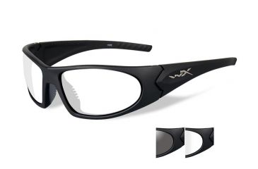 Image of Wiley X Romer III Progressive Prescription Sunglasses, Matte Black Frame-ROMER-III-RXPR