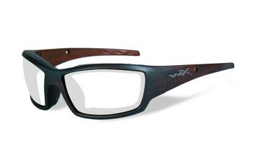 Image of Wiley X Tide Progressive Prescription Sunglasses, Matte Hickory Brown Frame, CCTID04FPR