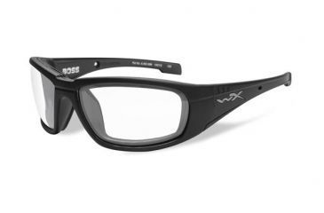 Image of Wiley X WX Boss Progressive Prescription Sunglasses, Matte Black Frame, CCBOS04FPR