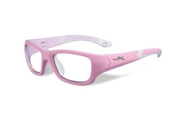 Image of Wiley X WX Flash Single Vision Prescription Sunglasses, Rock Candy Pink Frame, YFFLA01SV