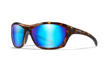 Image of Wiley X -WX Glory - Captivate - Polarized Blue Mirror/ Gloss Demi Frame, ACGLR09