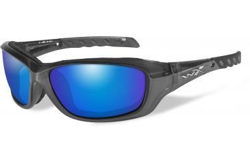 Image of Wiley X WX Gravity CCGRA Bifocal Prescription Sunglasses - Black Crystal Frame CCGRA04BF