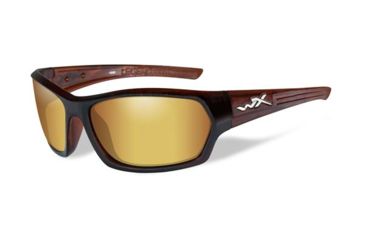 Image of Wiley X WX Legend Bifocal Prescription Sunglasses, Gloss Hickory Brown Frame, SSLEG04FBI