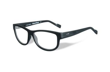 Image of Wiley X WX Marker Single Vision Prescription Eyeglasses, Matte Black Frame, WSMAR01SV