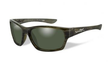 Image of Wiley X WX Moxy Progressive Prescription Sunglasses, Olive Stripe Frame, SSMOX04FPR