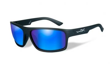 Image of Wiley X WX Peak Bifocal Prescription Sunglasses, Matte Black Frame, ACPEA09FBI