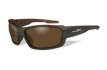 Image of Wiley X WX Rebel Progressive Prescription Sunglasses, Matte Layered Tortoise Frame, ACREB04FPR