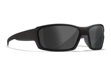 Image of Wiley X WX Rebel Sunglasses, Matte Black Frame, Alt Grey Lens, ACREB08ALT