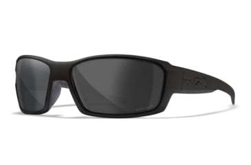 Image of Wiley X WX Rebel Sunglasses, Matte Black Frame, Alt Grey Lens, ACREB08ALT