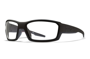 Image of Wiley X WX Rebel Sunglasses, Matte Black Frame, Captivate Pol Grey Lens, ACREB01FALT