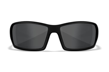 Image of Wiley X WX Shadow Sunglasses, Matte Black Frame, Alt Grey Lens, CCSHA01ALT