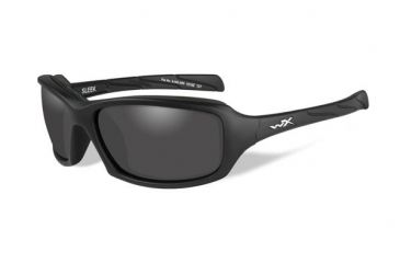 Image of Wiley X WX Sleek Progressive Prescription Sunglasses, Matte Black Frame, CCSLE02FPR